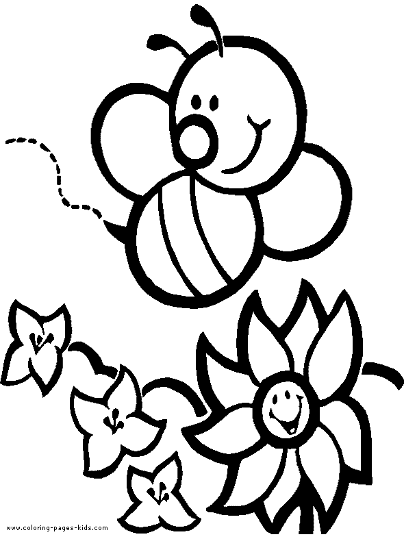 abeille dessins à colorier