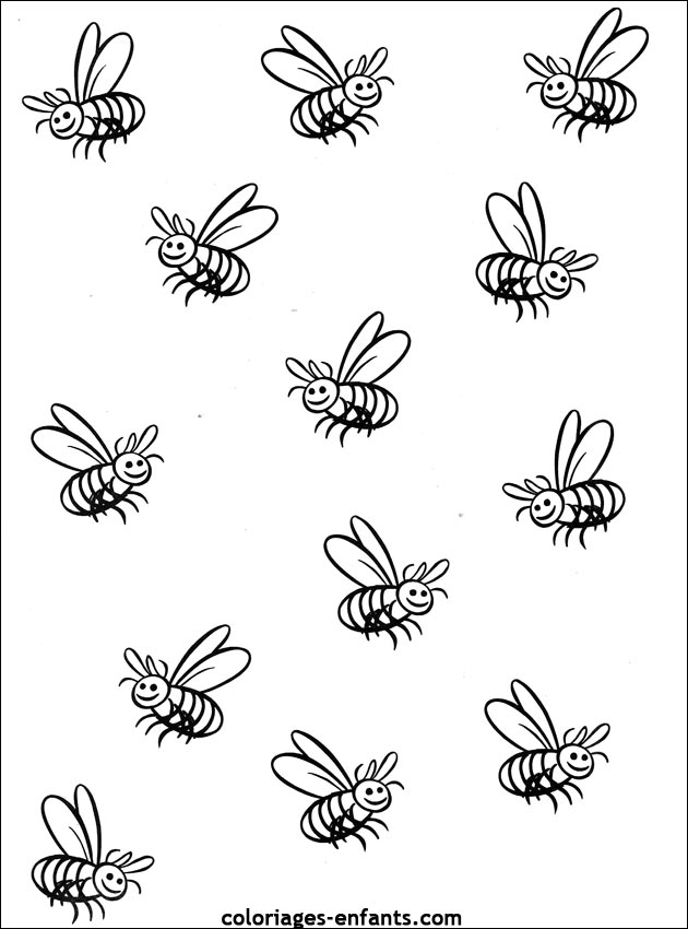 115 dessins de coloriage abeille à imprimer sur LaGuerche.com - Page 7