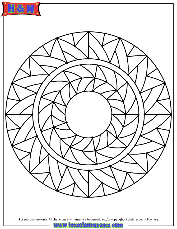 Image #18484 - Coloriage abstrait gratuit