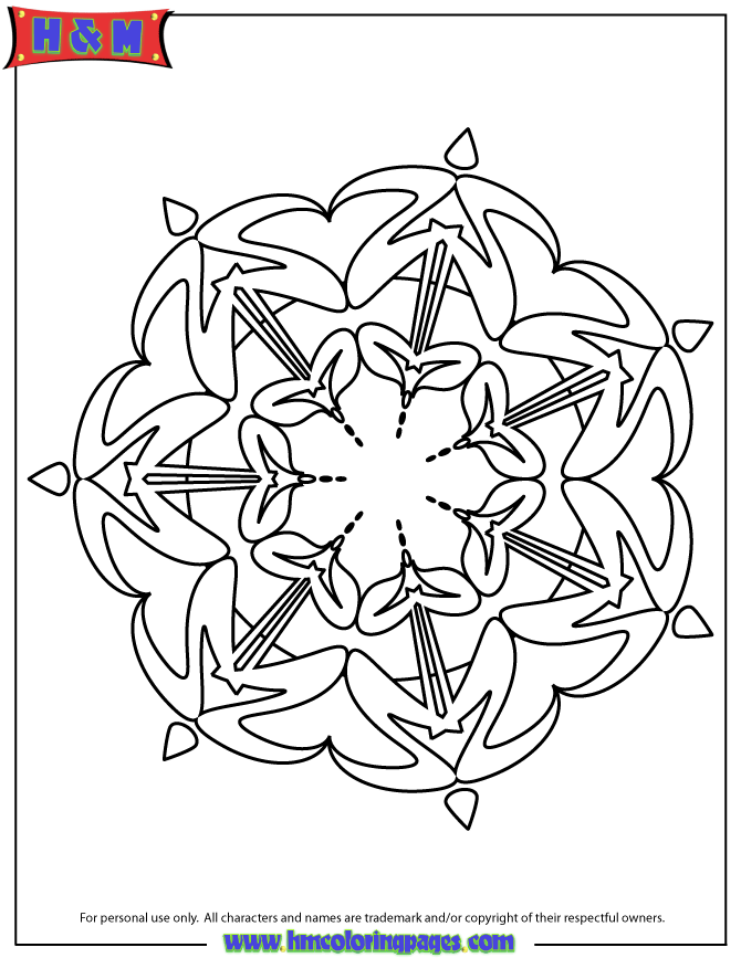 Image #18488 - Coloriage abstrait gratuit