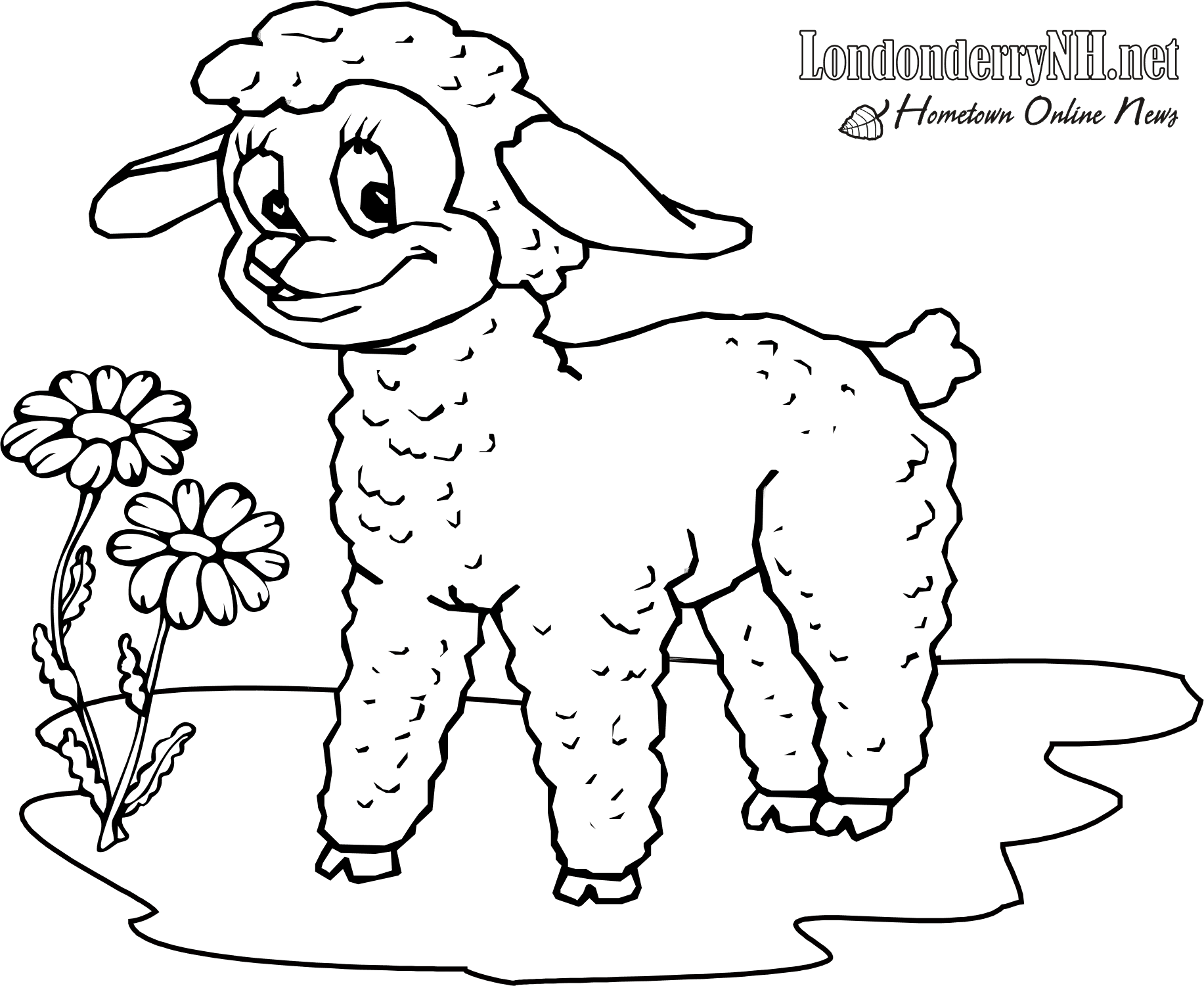 Dessin #12195 - Dessin de agneau