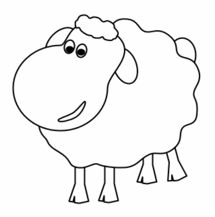 Dessin #12202 - dessin de agneau gratuit