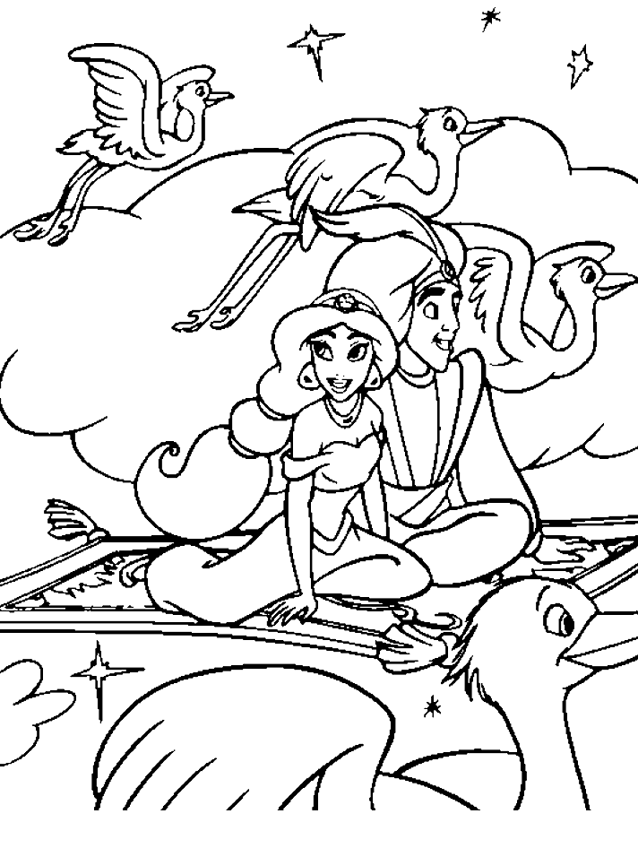 Coloriage aladdin gratuit à imprimer et colorier - #11041 Dessin #11041 - dessin gratuit aladdin a colorier