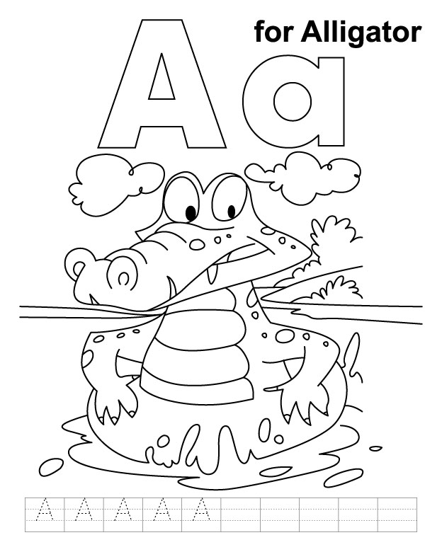 Dessin #12270 - image de alligator a dessiner