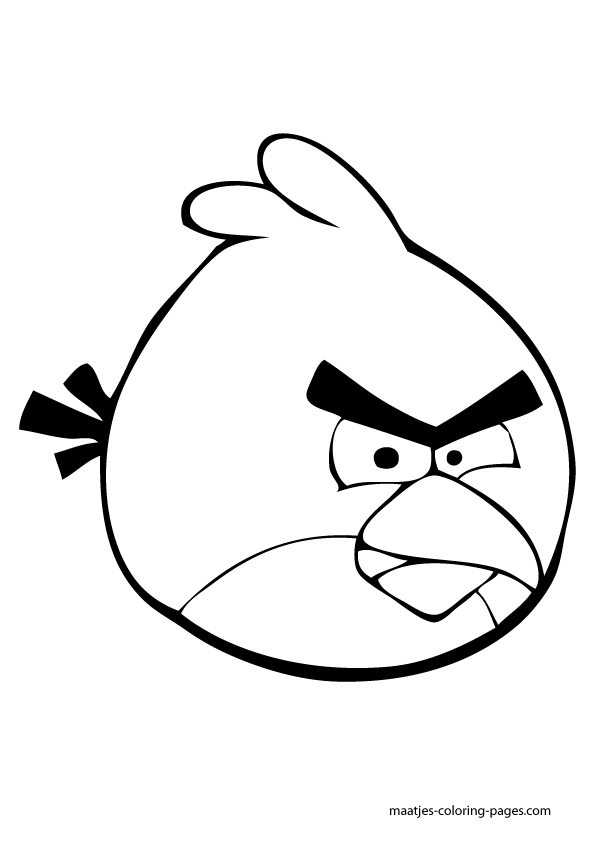 Coloriage angry birds gratuit