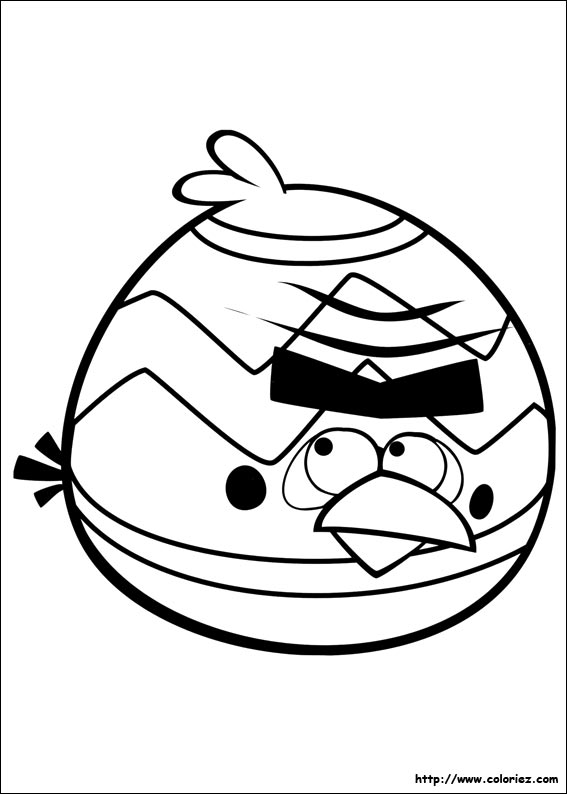 Coloriage angry birds Coloriage de angry birds gratuit a imprimer et colorier