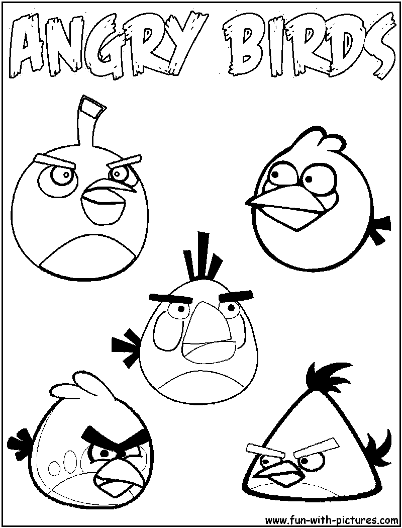 Coloriage angry birds