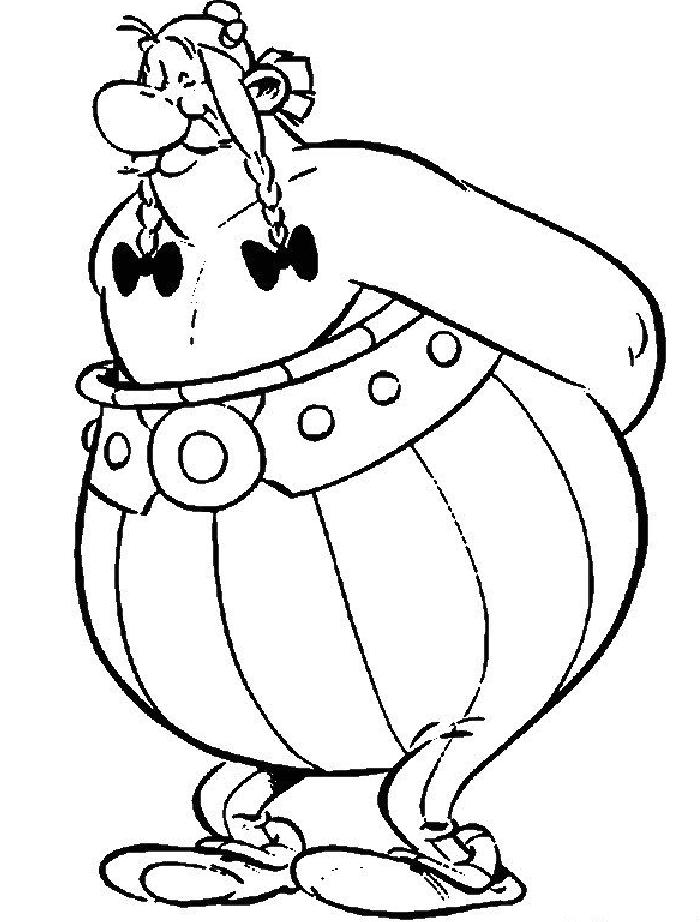 Coloriage Obelix Et Asterix A Imprimer