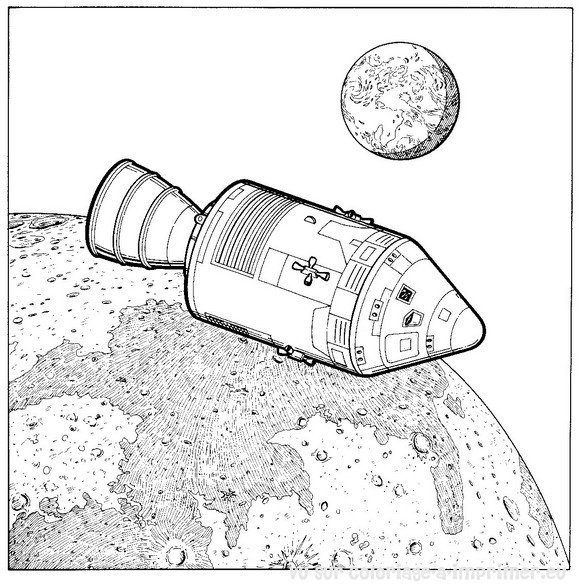 Dessin #14075 - Dessin de astronaute a imprimer
