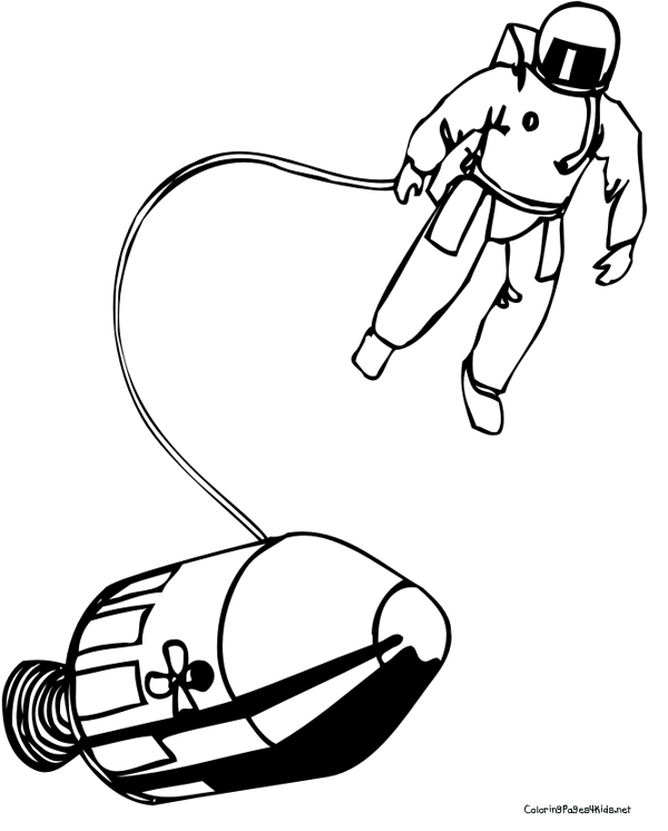 Dessin #14093 - dessin de astronaute