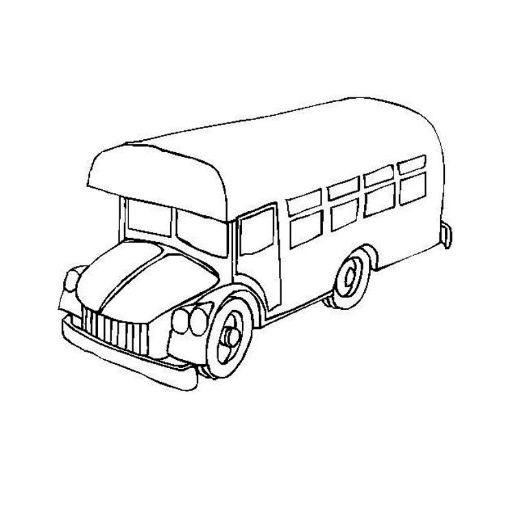 Image #17790 - Coloriage autobus gratuit