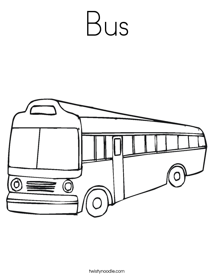 Dessin #15725 - dessin gratuit autocar a colorier