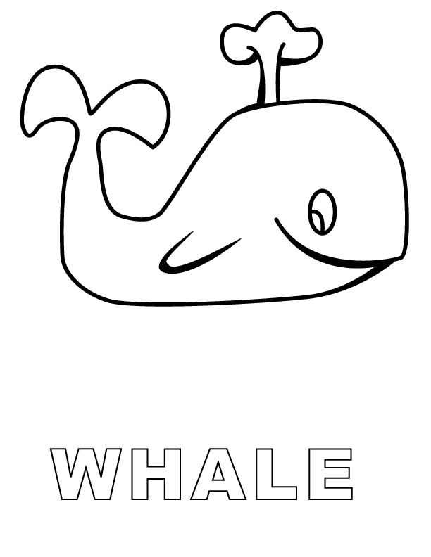Image de baleine a dessiner