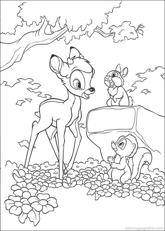 Dessin #11118 - dessin de bambi gratuit