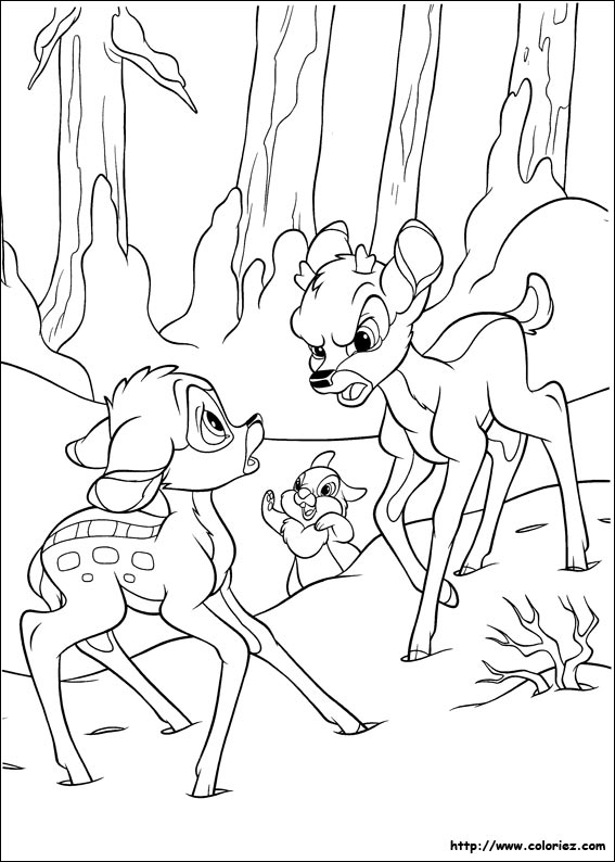 Dessin #11145 - Dessin de bambi
