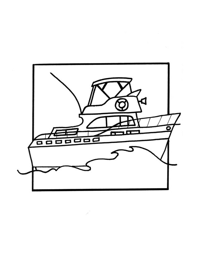 Image #17966 - Coloriage bateau gratuit