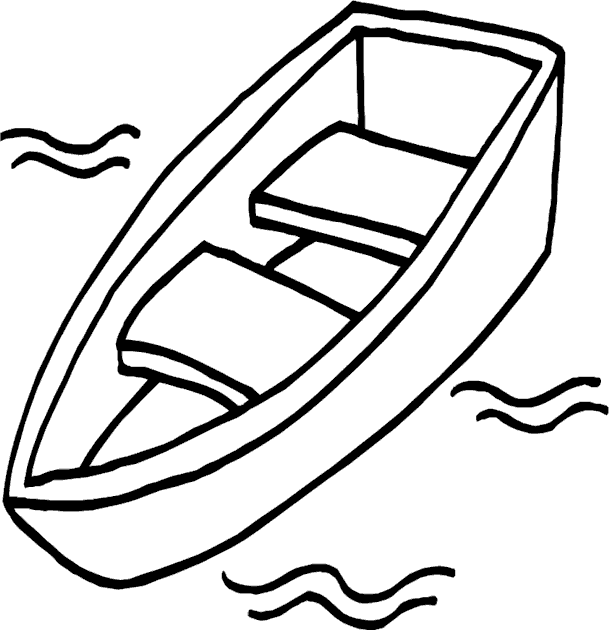 Image #18025 - Coloriage bateau gratuit