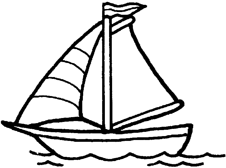 Image #18031 - Coloriage bateau gratuit