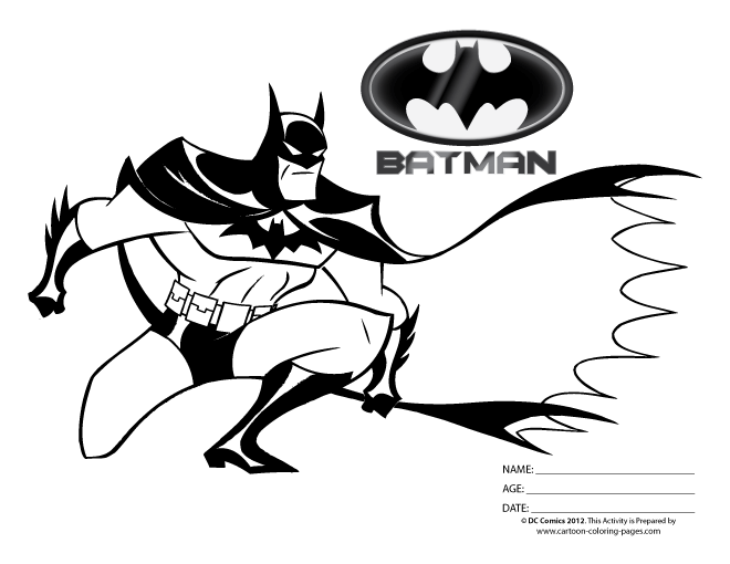 dessins à colorier with batman