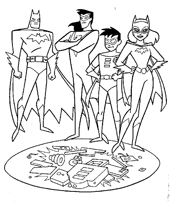 batman-robin coloriage dessin gratuit à colorier site