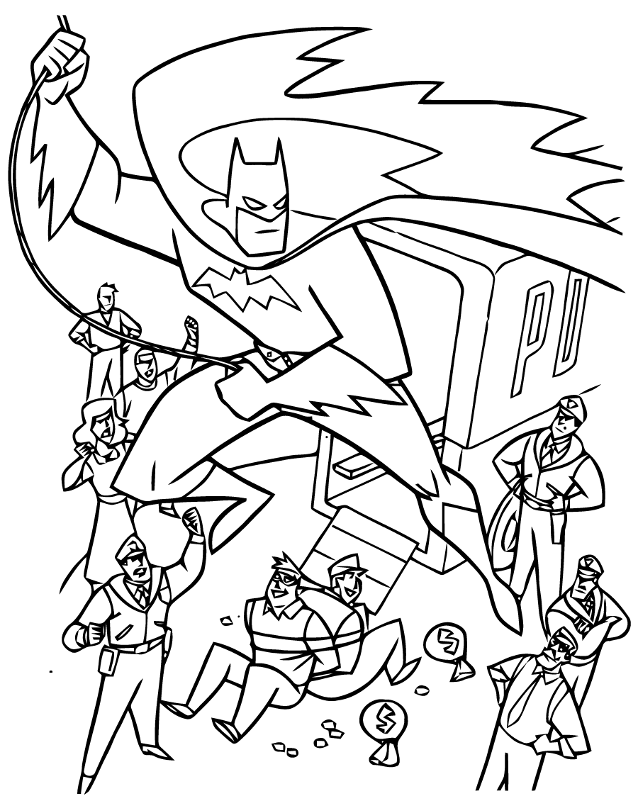 310 dessins de coloriage batman à imprimer sur LaGuerche.com  Page 13