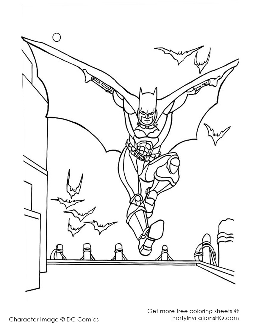 gallery for awesome batman coloriage