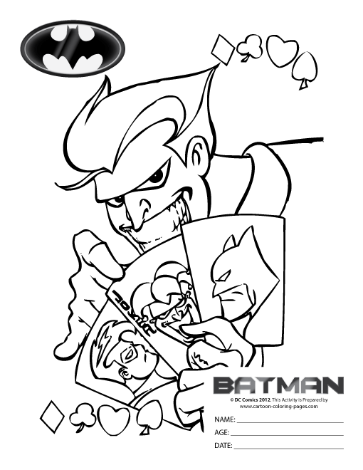 dessins à colorier with batman