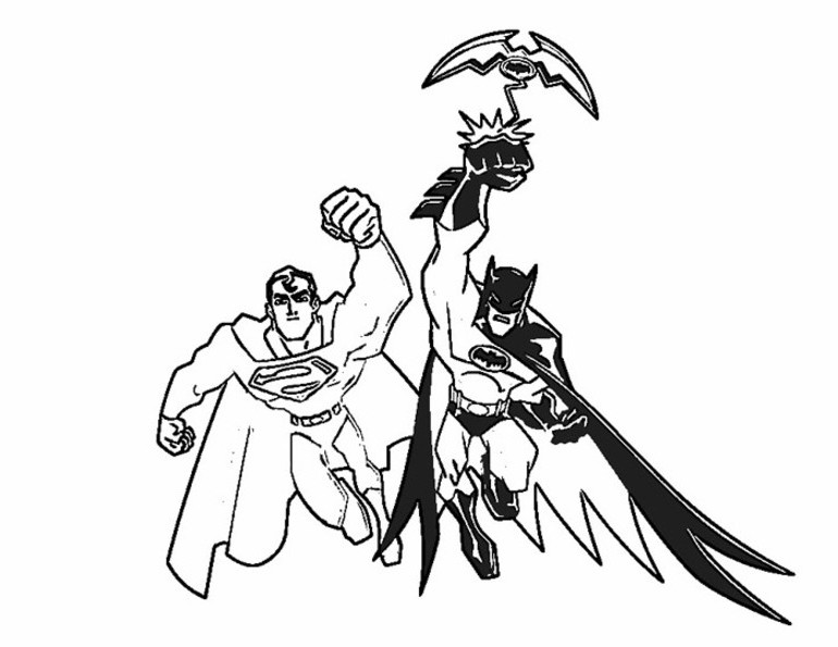 batman et superman dessins à colorier batman battle dessins à colorier batman