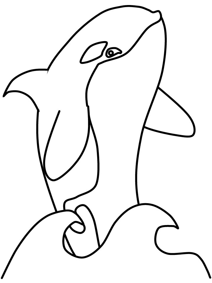 Dessin #12428 - Activité de coloriage beluga à colorier