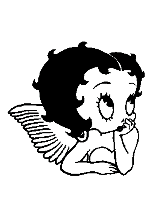 Image #23538 - Coloriage betty boop gratuit