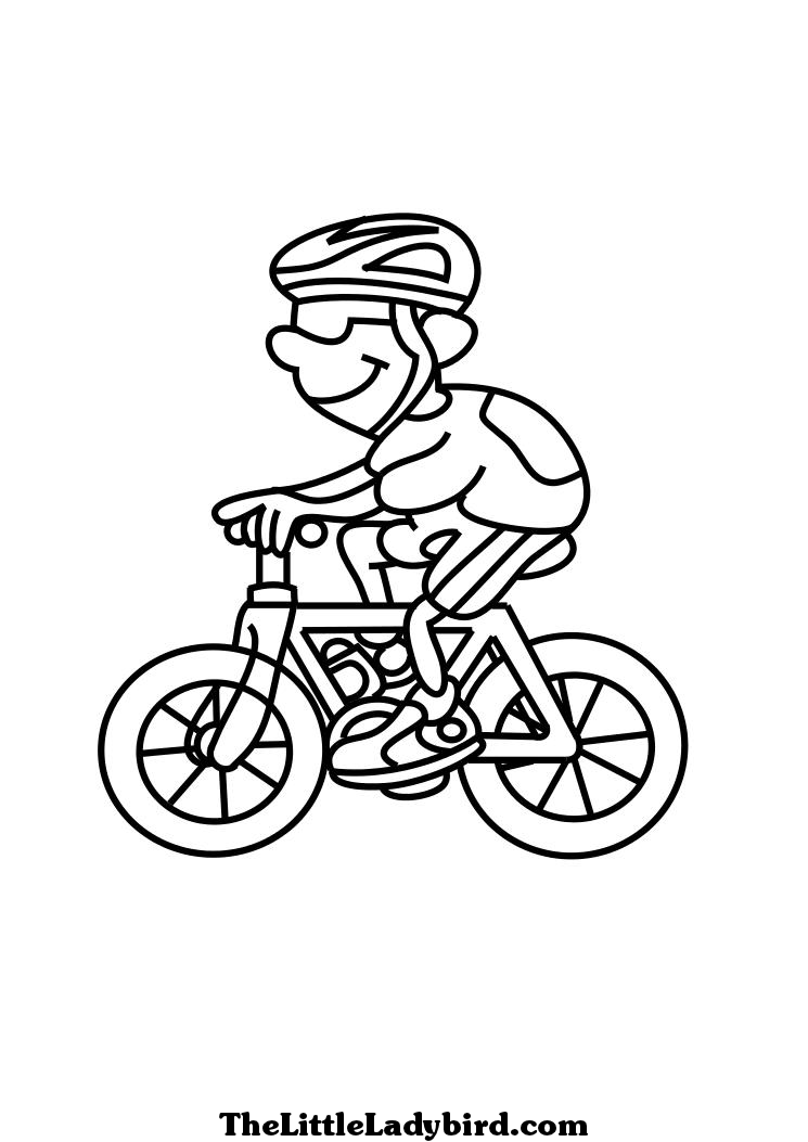 Dessin #15926 - Dessin de bicyclette a imprimer