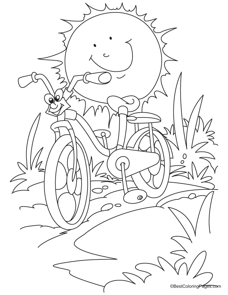 Dessin bicyclette #15935  Dessin #15935 - dessin de bicyclette gratuit