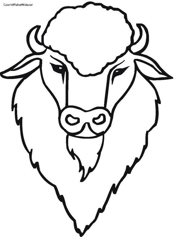 Dessin #12466 - coloriage bison