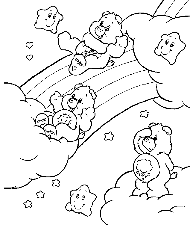 Coloriage bisounours