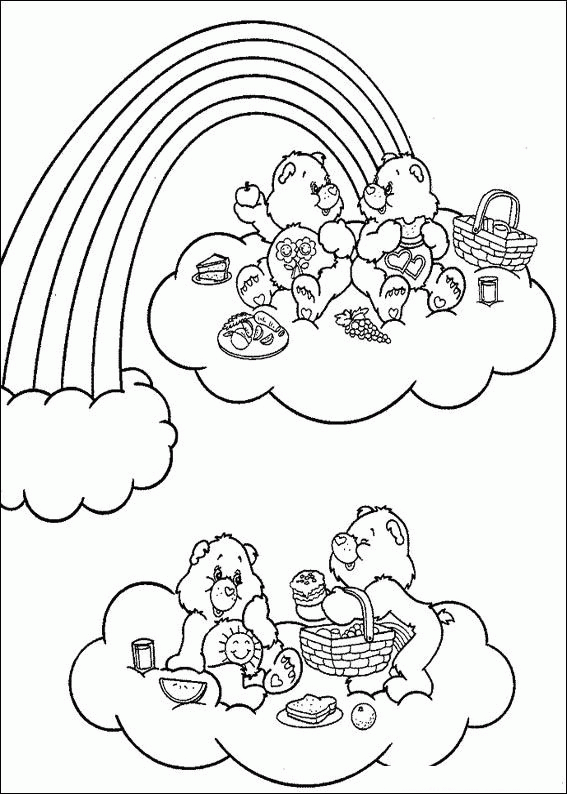 Bisounours coloriages à imprimer colorier  Coloriage bisounours