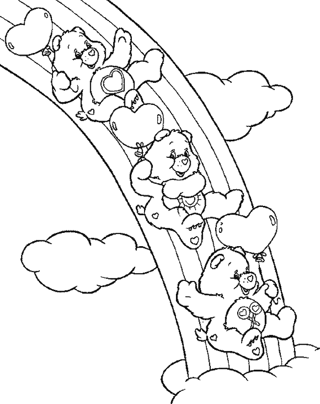 Des coloriages de bisounours pour les enfants  Coloriage de bisounours gratuit a imprimer