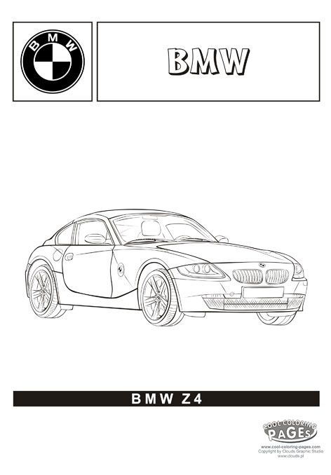 Dessin #15941 - Coloriage BMW imprimer et colorier