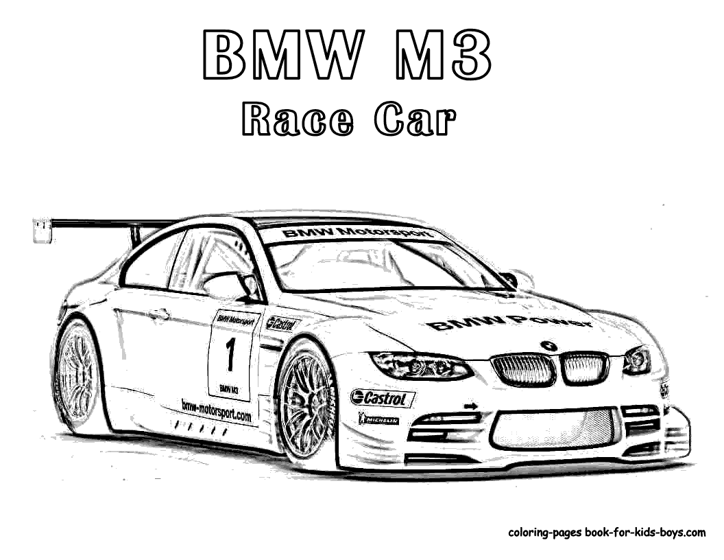 Dessin #15944 - dessin de BMW gratuit à imprimer et colorier