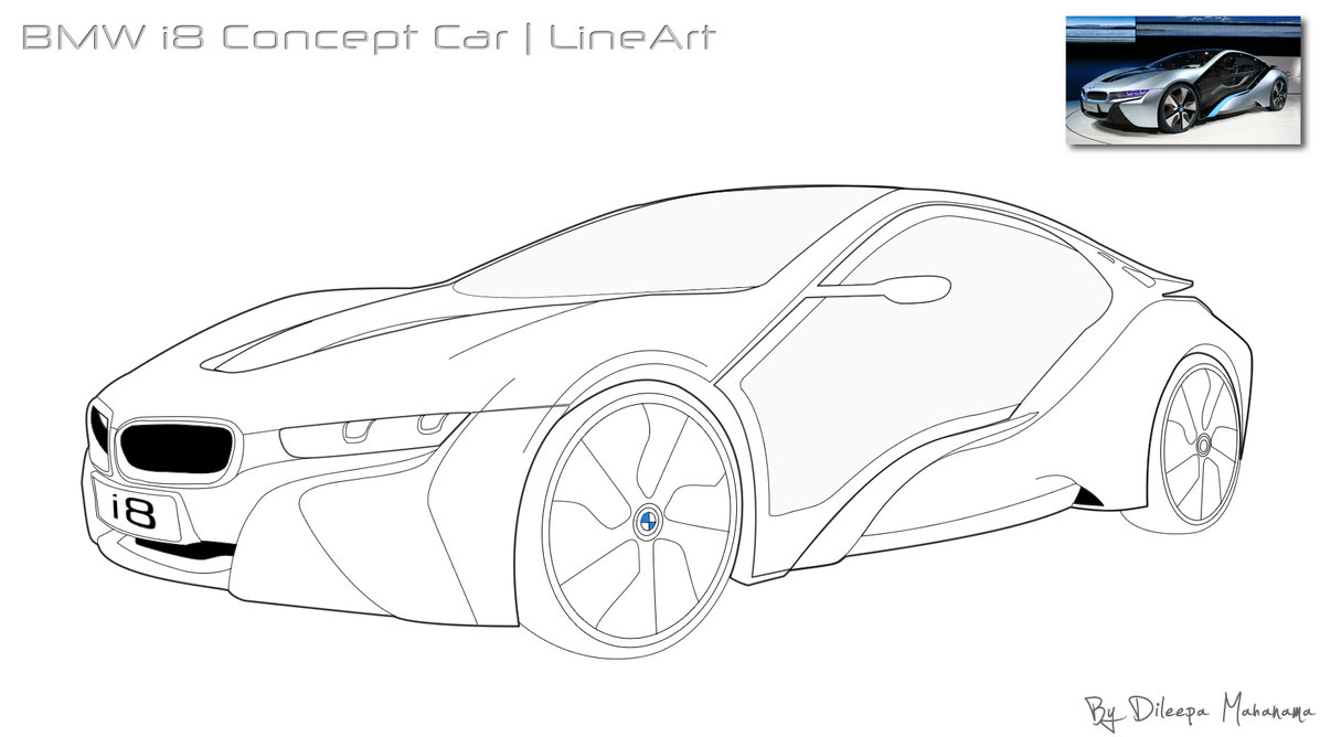 Coloriage De Voiture Bmw