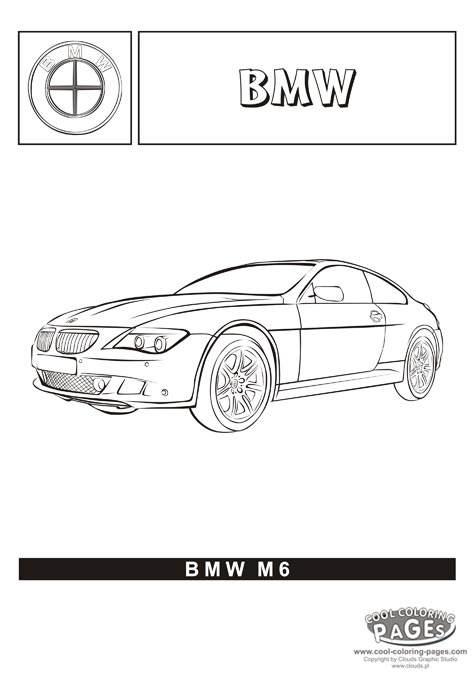 Dessin #15959 - Un beau dessin de BMW à colorier et imprimer