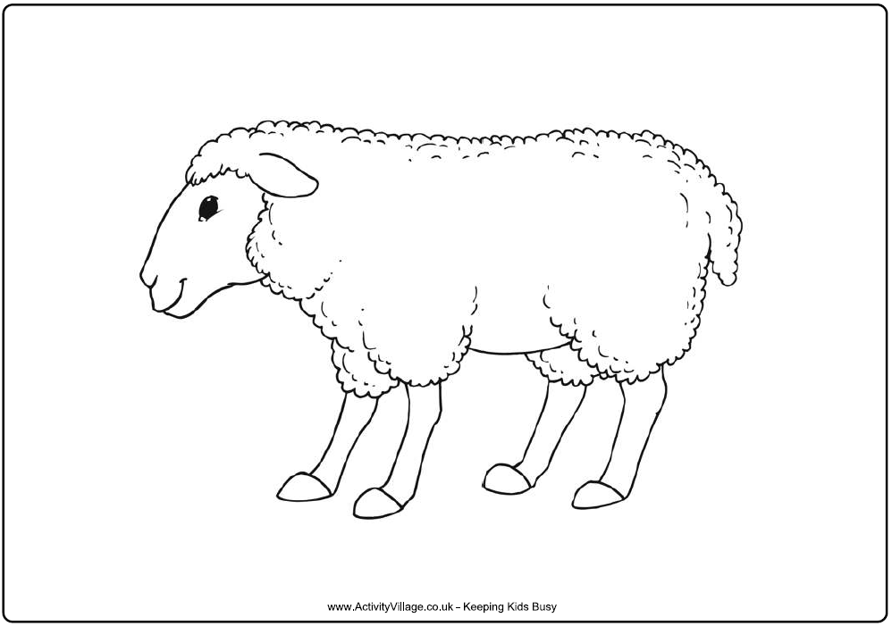 Coloriage brebis gratuit à imprimer et colorier - #12514  Dessin #12514 - dessin de brebis gratuit a imprimer et colorier