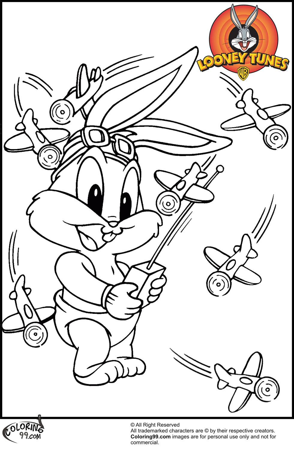 123 dessins de coloriage bugs bunny à imprimer sur ...
