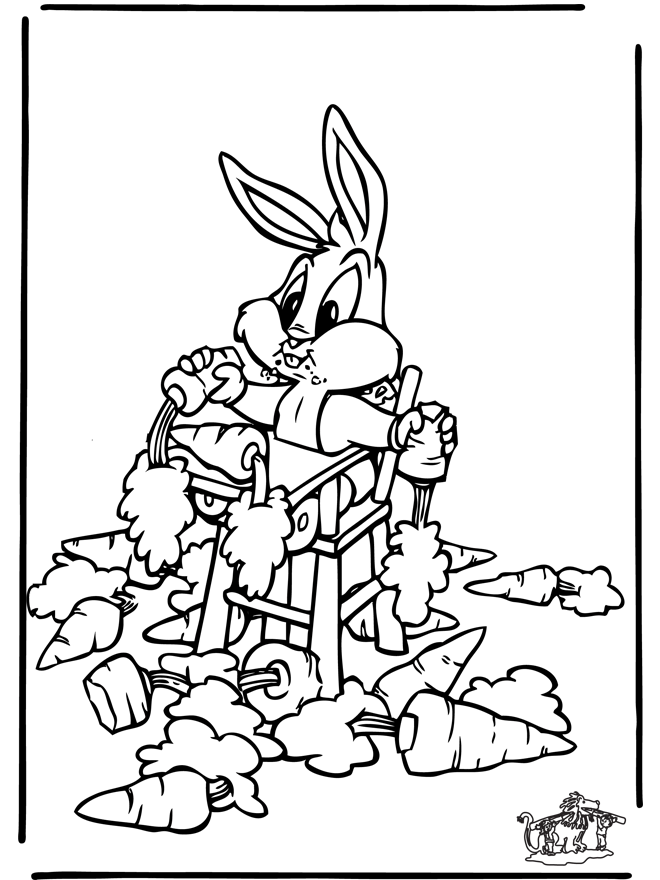 Dessin de bugs bunny imprimer et colorier