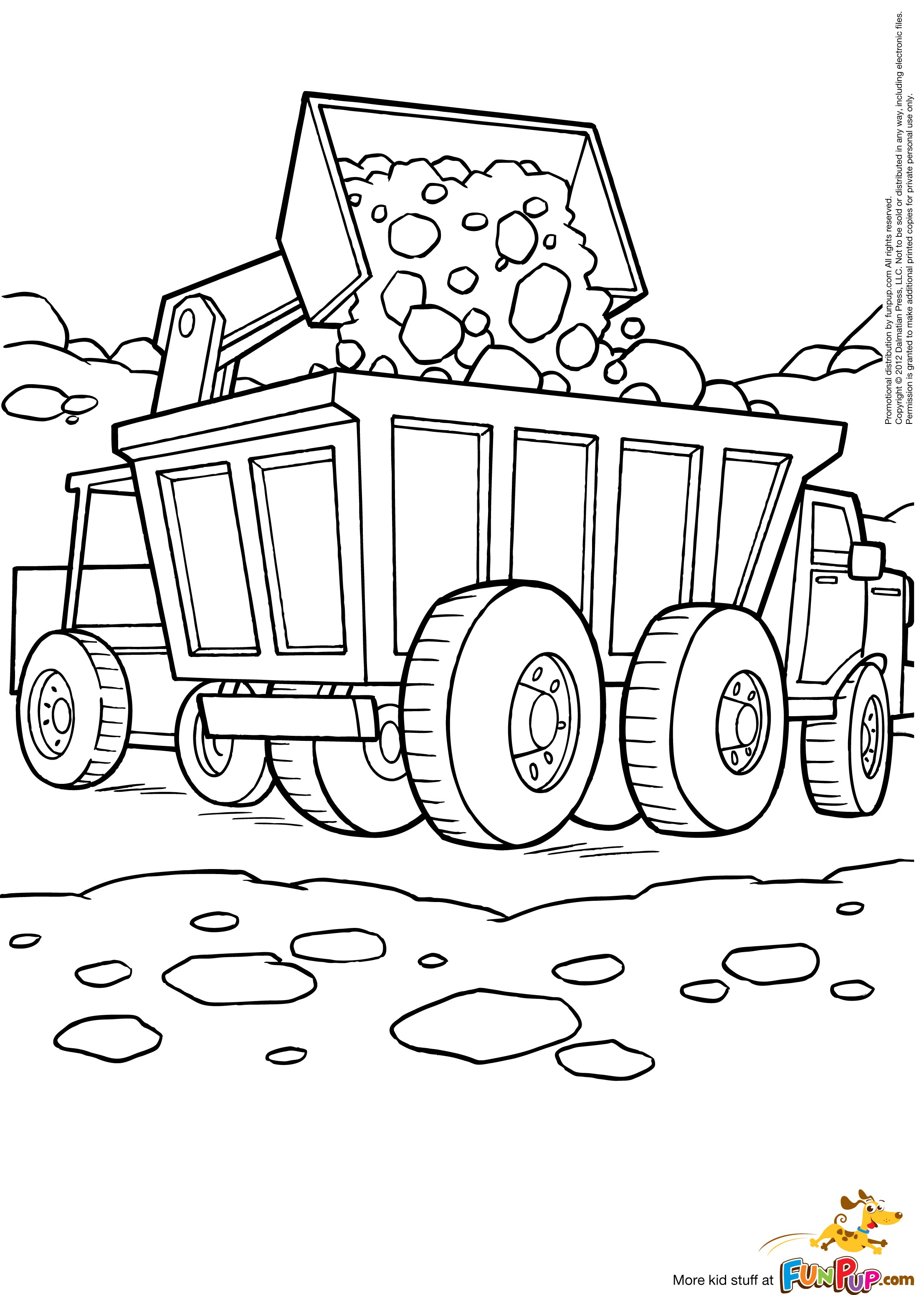 Dessin #15986 - Coloriage de bulldozer à imprimer