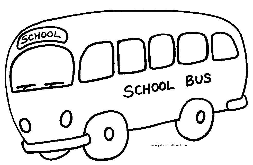 Dessin #16002 - coloriage de bus enfant a colorier