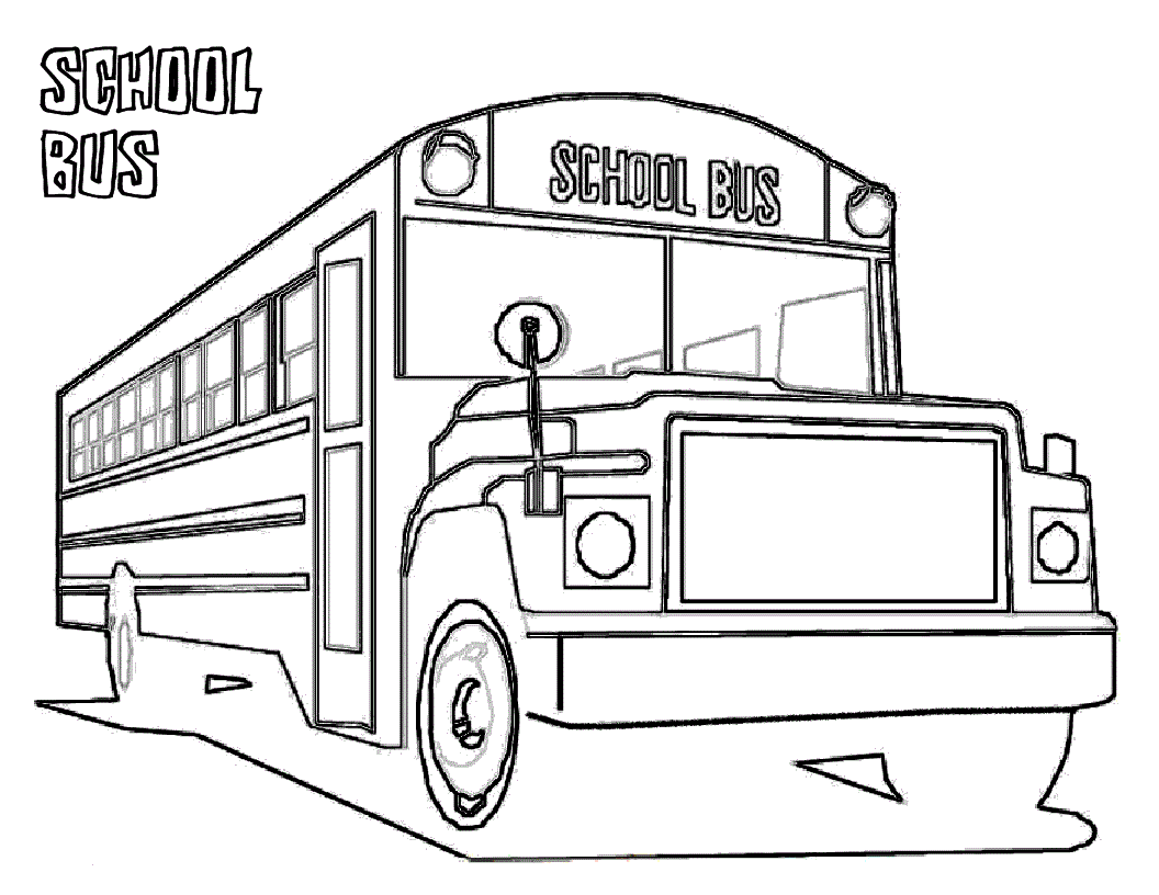Dessin #16007 - coloriage de bus enfant gratuit