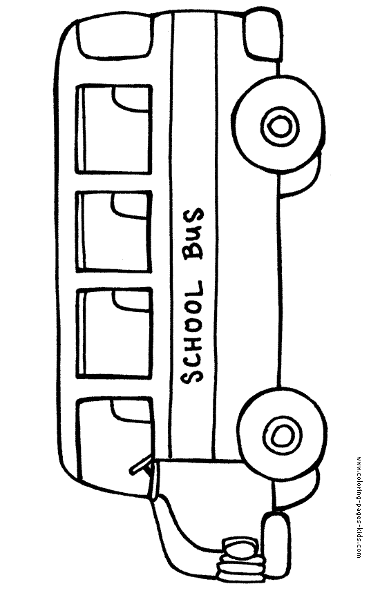 Dessin #16010 - coloriage de bus enfant gratuit