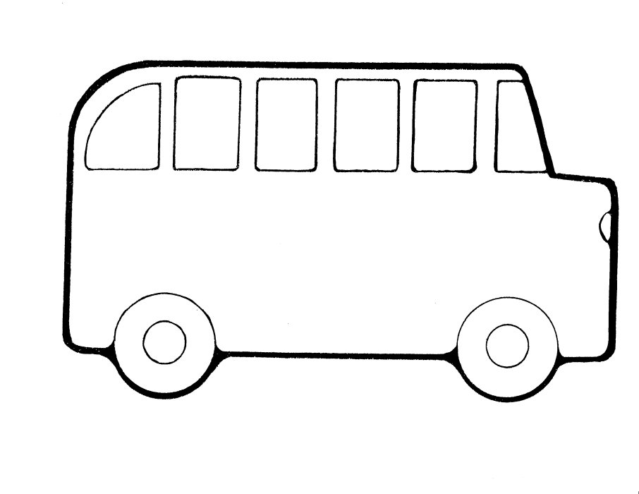 Dessin #16012 - dessin gratuit de bus enfant a imprimer