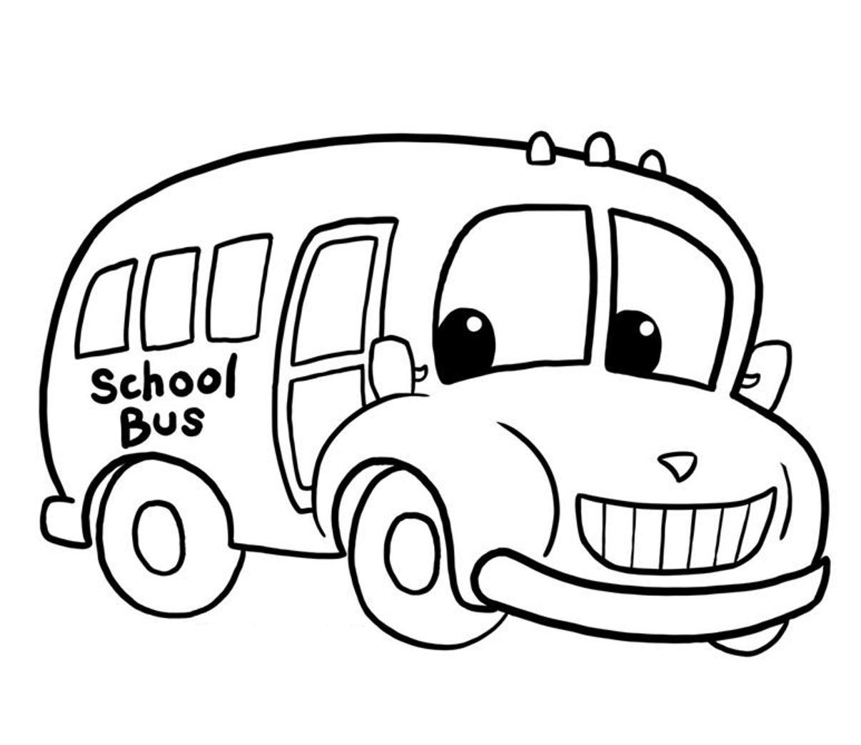 Dessin #16019 - dessin de bus enfant a imprimer
