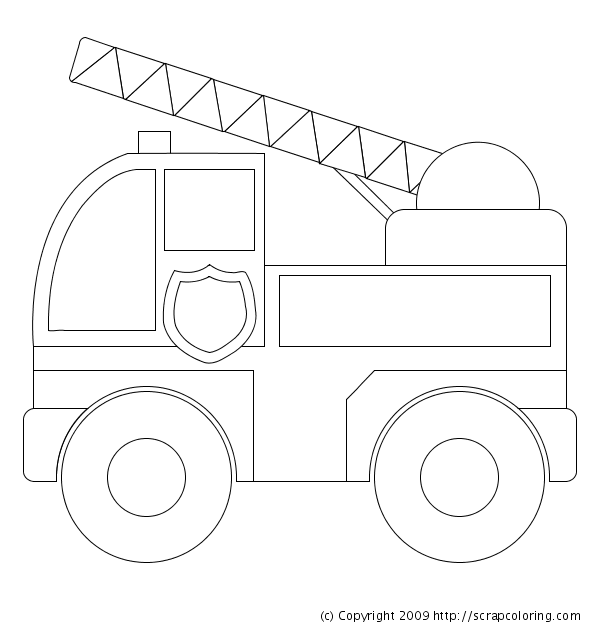 Image #18048 - Coloriage camion gratuit